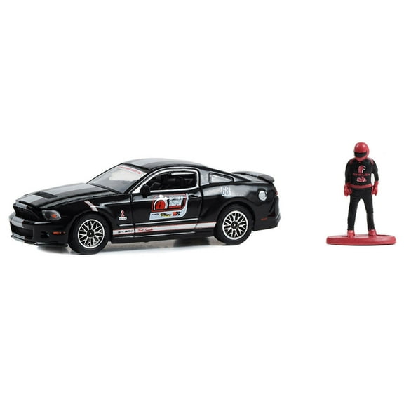 1/64 2010 Shelby GT500 OPTIMA Invitational w/ Race Car Driver Hobby Shop 97150-E