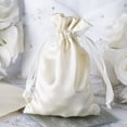 thumbnail image 6 of Efavormart 60PCS IVORY Satin Gift Bag Drawstring Pouch Wedding Favors Bridal Shower Candy Jewelry Bags - 4"x 6", 6 of 6
