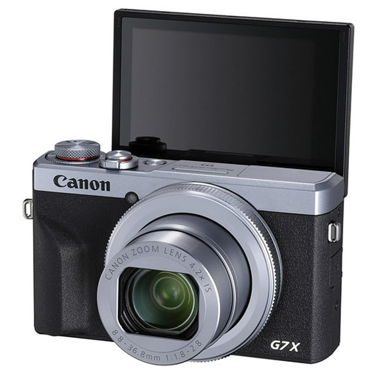 箱付き★美品★CANON PowerShot G7X Canon PowerShot G7 X Mark III Digital Camera (Silver) + 64GB