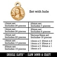 thumbnail image 2 of Mona Lisa Painting by Leonardo Da Vinci Wood Mini Charms Shapes DIY Craft Jewelry - With Hole - 18mm (17pcs), 2 of 7