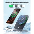 thumbnail image 2 of Soporte de cargador inalámbrico INIU Magnetic 15W para iPhone AirPods, 2 of 7