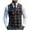 Coffee, variant on Vest for Men Comfortable Mens Vintage Suit Vest Plaid Tweed Regular Fit Waistcoat for Wedding Groomsmen