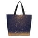 thumbnail image 1 of Disketp Gold Black Glitter Bolsa Tote Estampada para Mujer, Bolso de Hombro y de Mano para Compras y Viajes, 1 of 8