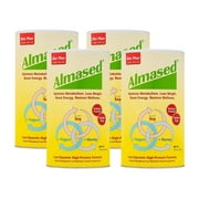 Almased Meal Replacement Shake - Low-Glycemic High Plant Base Protein Powder- Nutritional Weight Health Support Supplement - Original Flavor - 17.6 oz 4 pack