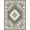 Gray Cream, Pattern 1, variant on ODIKA 8'x10' Washable Area Rug Durable, Non-Slip Round Boho Cow Print Geometric Border Circle Abstract Neutral for Living Room, Under Sectional, Family