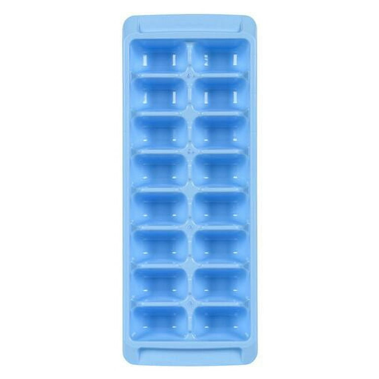 Buy Rubbermaid FG8365RDPERI Ice Cube Tray, 16-Compartment, Blue, 10-1/2 in  L, 4-1/4 in W, 1-3/4 in Thick Blue