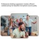 thumbnail image 5 of Wireless Microphone System 1 for 2 UHF Dual Channel Dynamic Professional Wireless Handheld Microphone US Plug 100V, 5 of 5