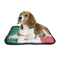thumbnail image 2 of PKQWTM Mexico Flag Brick Wall Pet Dog Cat Bed Pee Pads Mat Cushion Potty Dogsblankets Crate Bed Kennel 28x36 inch, 2 of 3