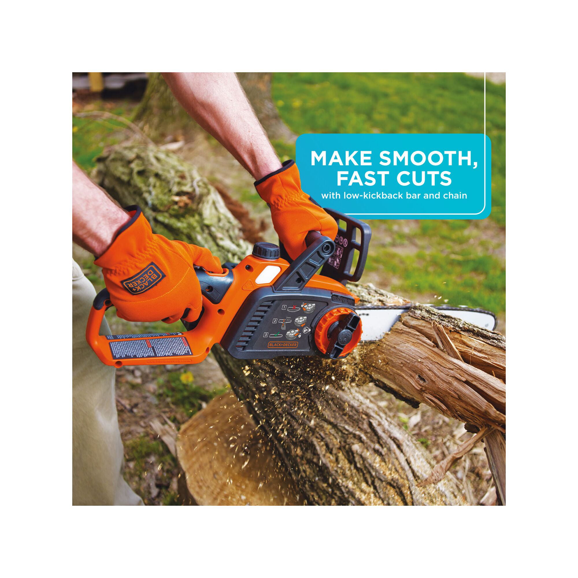 BLACK+DECKER 40V MAX Cordless Chainsaw with Extra Battery 2.0-Ah LCS1240 & LBX2040 