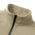 thumbnail image 6 of Zvmxot Men Fleece Sweatshirts Full Zip Stand Neck Sweatshirt with Zipper Pockets Casual Long Sleeve Jackets for Men, 6 of 7