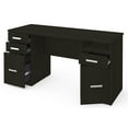 thumbnail image 2 of Bestar Optimum 59" Computer Desk in Deep Grey, 2 of 3