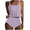 Purple, variant on Atogsazn High Waisted Tankini Swimsuits for Women Flounce Top Tummy Control Bathing Suits Swimwear Clothes Orange M