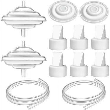 Breast Pump Parts for Spectra, Replace Duckbill Valves Tubes Backflow Protector Membrane for Spectra S1 S2 9 Plus Breastpumps