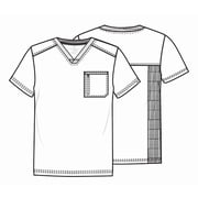 Infinity Cherokee Men Scrubs Top Tuckable V-Neck CK910A