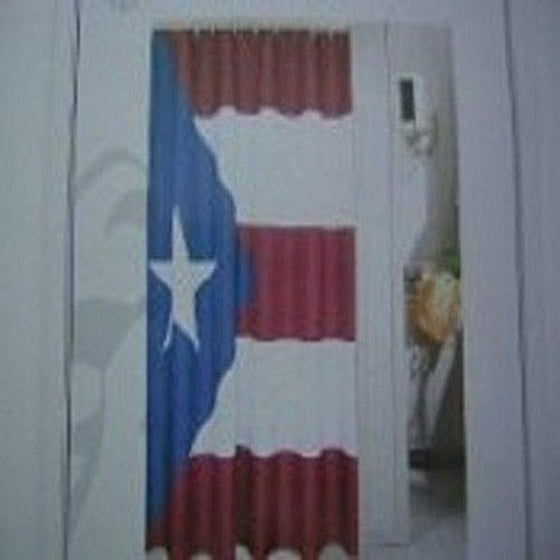 Puerto Rico Flag Shower Curtain 70x72 100 Polyester