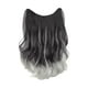 thumbnail image 3 of Pieza de cabello para mujer Yuyangstore postizo de 20 pulgadas fácil de usar cabello con clip Gris, 3 of 8