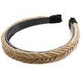thumbnail image 3 of SEGO Braided Headband With Teeth Hair Hoop Braid Headband Fishtail Braids Hairband With Tooth Synthetic Fish Tail Hair Band Plaited Hairband Women Headband Hairpiece For Girl, 3 of 7