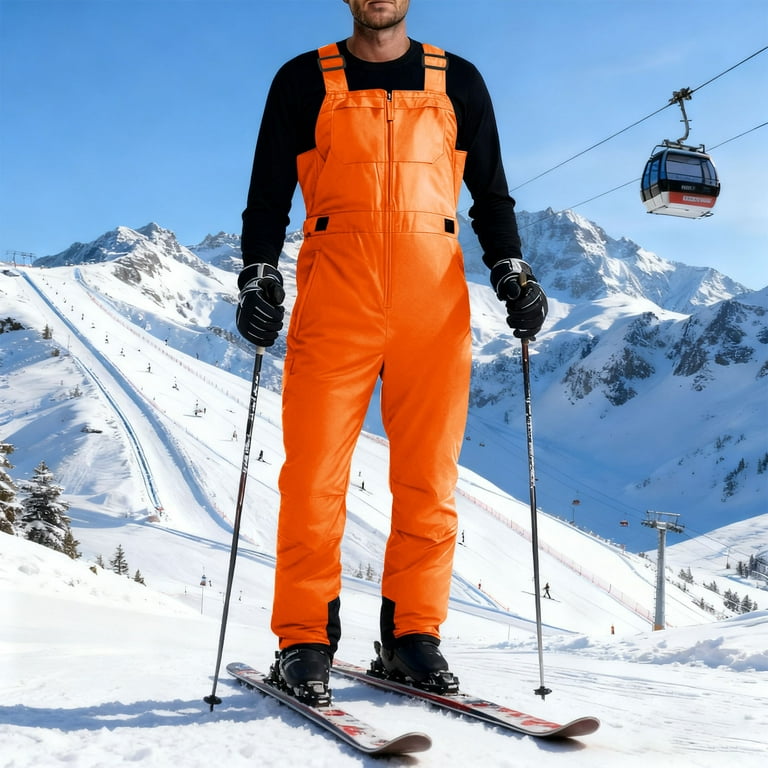 ラッセルノ RAIN JUMP SUITS (SOLID)オレンジ Busydd Jumpsuits for Men Outdoor Ski Men's Jumpsuits Fashion Solid