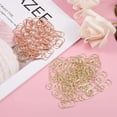 thumbnail image 1 of Ruiboury 100x Paper Clips Cute Metal Paperclips Notebook for Office School Rose Gold 20mm 2Set, 1 of 6