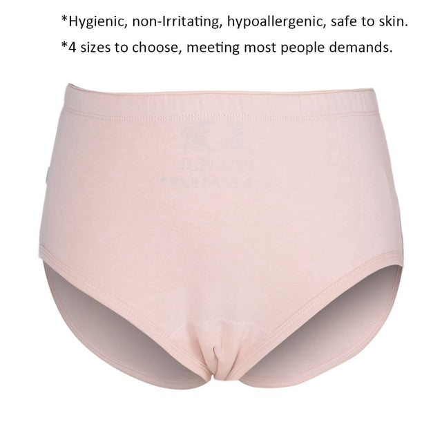 Sous-vêtements d'Incontinence pour Femmes, Culottes Menstruelles d'Incontinence en Coton Respirant Lavables Réutilisables, Culottes d'Incontinence Douces pour Femmes