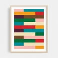 thumbnail image 2 of Kilim - Mid Century Modern Geometric - Illustration Geometric Pattern Mid-Century Modern Abstract Modern Art Minimalist Unframed Wall Art Print 18 x 24 inches, 2 of 4