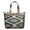 Classic, variant on Geometric Vintage Weekender Duffel for Women, Bohemian Antique Style Travel Bag with Worn-Out Effect, Lightweight Tote for Daily Use and Getaways