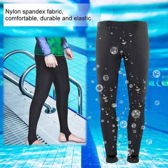Pantalones De Buceo, Bañadores Largos, Suaves Y Cómodos, Diseño Ajustado, Pantalones De Natación Para Hombres Con Correa Para El Pie