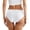 White, variant on 12 Pack Underwear for Women Seamless Hipster Ice Silk Stretchs Panties,Beige,L