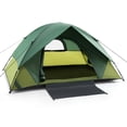 thumbnail image 4 of Costway Tienda de Campaña para 2 Personas, Tienda de Campaña Portátil Ligera para Excursiones con Cobertizo para la Lluvia, Colchoneta para el Suelo, Bolsa de Transporte, Lona Impermeable de PE, 4 of 4