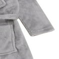 thumbnail image 4 of Kid Robe Long Sleeve Thick Bath Hooded Sleeping Gown, 4 of 5
