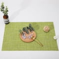 thumbnail image 1 of Nvzi Manteles individuales, manteles para mesa de comedor, protectores de superficies,accesorios de decoración de cocina (juego de 6, tamaño 17,71 x 11,8 pulgadas, verde), 1 of 3
