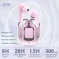 thumbnail image 2 of T2 tws Auriculares inalámbricos con Bluetooth transparentes ENC Fone auriculares inalámbricos pantalla Digital auriculares de sonido estéreo para teléfono inteligente, 2 of 6