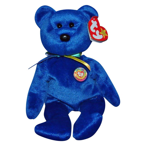 Ty Beanie Baby: Clubby the Bear BBOC | Stuffed Animal | MWMT - Walmart.com
