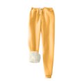 thumbnail image 4 of Womens Sherpa Lined Sweatpants Winter Warm Fleece Joggers Casual Lounge Pants, 4 of 6