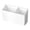 White, variant on 1 PCS Wall Mount Remote Control Holder,Self Adhesive TV Air Conditioner Remote Control Holder,Wall Mount Storage Box Organizer Wall Pen Holder Storage for Home Office,2.56x1.38x3.94 inch (Clear)