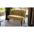 thumbnail image 2 of Becca Canal et Bouton Tufted Canapé Or, 2 of 10