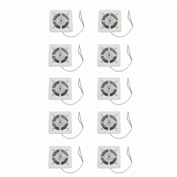 10X 4 Pulgadas 20W 220V Ventilador de Escape de Alta Velocidad Extractor Ventilador Pequeño de Vidrio de Ventana de Pared Colgante de Baño Cocina Inodoro Ventiladores de Escape