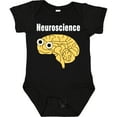 thumbnail image 3 of Inktastic Neuroscience Brain White Text Boys or Girls Baby Bodysuit, 3 of 5