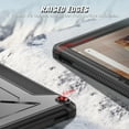 thumbnail image 6 of Fintie Shockproof Case for Fire HD 10 Tablet (13th Generation 10.1", 2023 Release), [Tuatara] Protective Case with Foldable Stand and Built-in Screen Protector, Black, 6 of 11