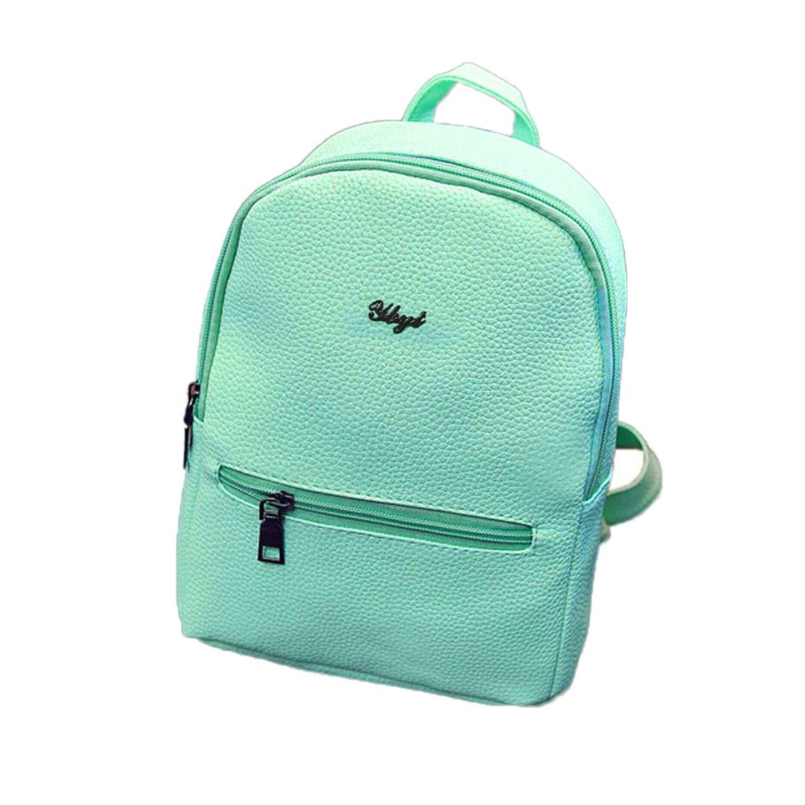 The Vector Logo Cat Women Backpack School Bag Shoulder Bag Female Bagpack Laptop Back Packs Leather School Bagsl