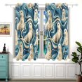 thumbnail image 2 of Sea Lion in Sea Blackout Curtains 2 Panels Set Grommet Drapes for Bedroom Living Room W55xL54, 2 of 5