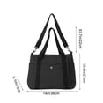 thumbnail image 3 of Bolso tote para mujer de gran capacidad, bandolera, bolso tipo H, bolso casual para el trabajo o para ir al trabajo, bolso tote para uso diario, tela Oxford, bolso de mano con múltiples bolsillos,, 3 of 6