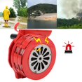 thumbnail image 1 of Handheld Alarm, Stable Hand Crank Siren Alarm Red Durable Portable  for Natural Disasters for Schools Troops Alarming, 1 of 8