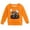 Orange, variant on Halloween Crewneck Sweatshirts Kids Ghost Car Graphic Pullover Fall Winter Season Tops Boy Girl Party Sweatshirts White