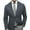 Black, variant on Men's Plaid lapel Long-Sleeved Business Casual Suit Blazer Jackets Lightweight Sports Coats One Button Red Clearance