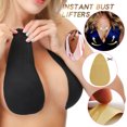 thumbnail image 2 of Happydeer 1Pair Breast Lift Tape Push Up Self Adhesive Silicone Prevent Sagging Invisible Nipple Cover Party Supplies, 2 of 13