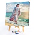 thumbnail image 1 of Cuadros Decorativos Pintura al óleo por números Imagen DIY Dibujo Hombre en la playa Pintura acrílica Decoración JShteea Nuevos Originales, 1 of 9