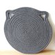 thumbnail image 1 of Alfombrilla Tejido de hilo de algodón puro Posavasos de mesa con forma de oreja de gato única Almohadillas calientes para bebidas Juego de alfombrillas Xemadio HMJM204-11, 1 of 6