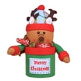 thumbnail image 1 of Bearachild Bolsa de regalo, soporte para regalo, tarro de caramelo, forro polar multiusos, colgante de Navidad, accesorios para festivales, saco de Kits de decoración para fiestas Forma de ciervo Bearachild HA069770-01, 1 of 1