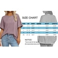 thumbnail image 5 of MOSHU Oversized T Shirts for Women Quilting Stitching Womens Shirts Classic Trendy Casual Tops, 5 of 7